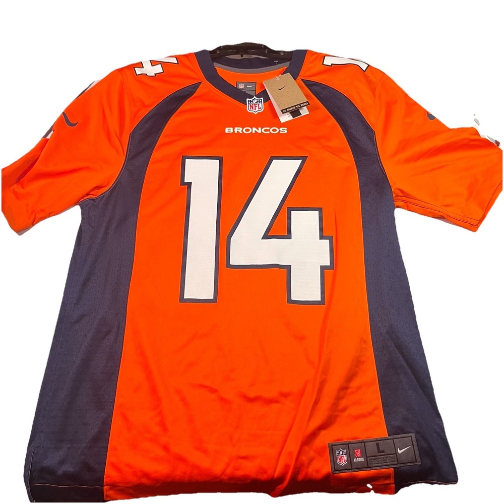 Denver Broncos Nike Courtland Sutton Orange Men's Size L Jersey Authentic New